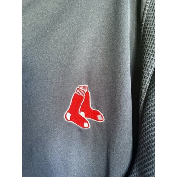 MLB Red Sox Zip Up Sportswear Baseball Athletic Fan Jacket B Logo Size Large - Picture 4 of 8